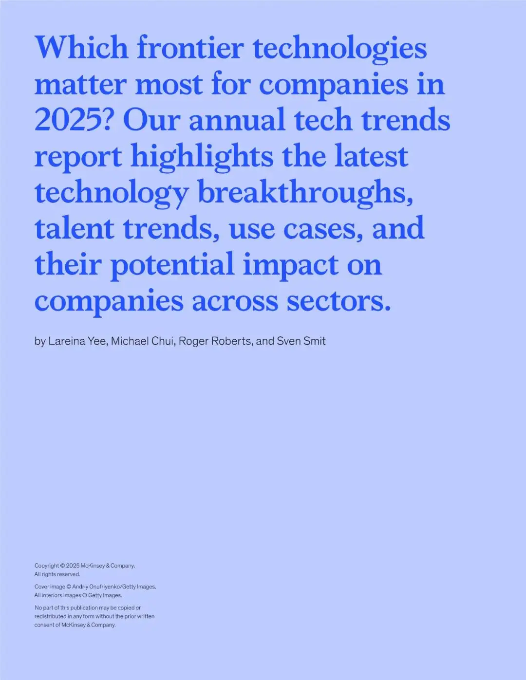 麦肯锡2025技术趋势展望报告_AI革命前沿技术趋势_2025麦肯锡报告