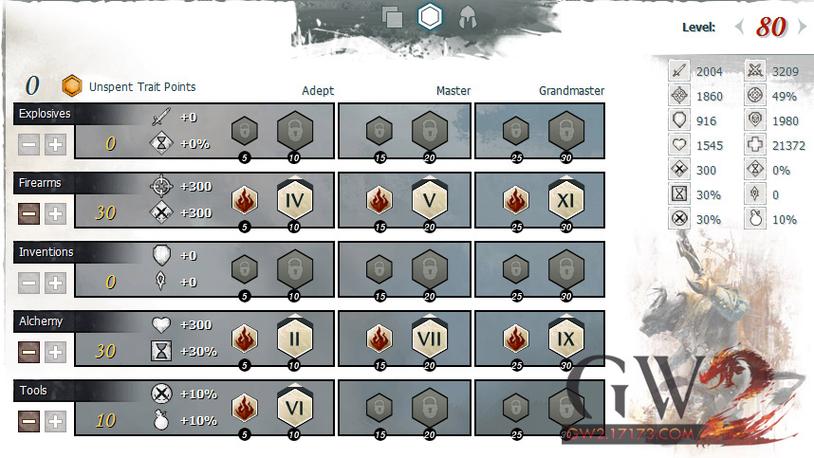 激战2职业武器表_激战2工程师武器选择_激战2守护者武器推荐